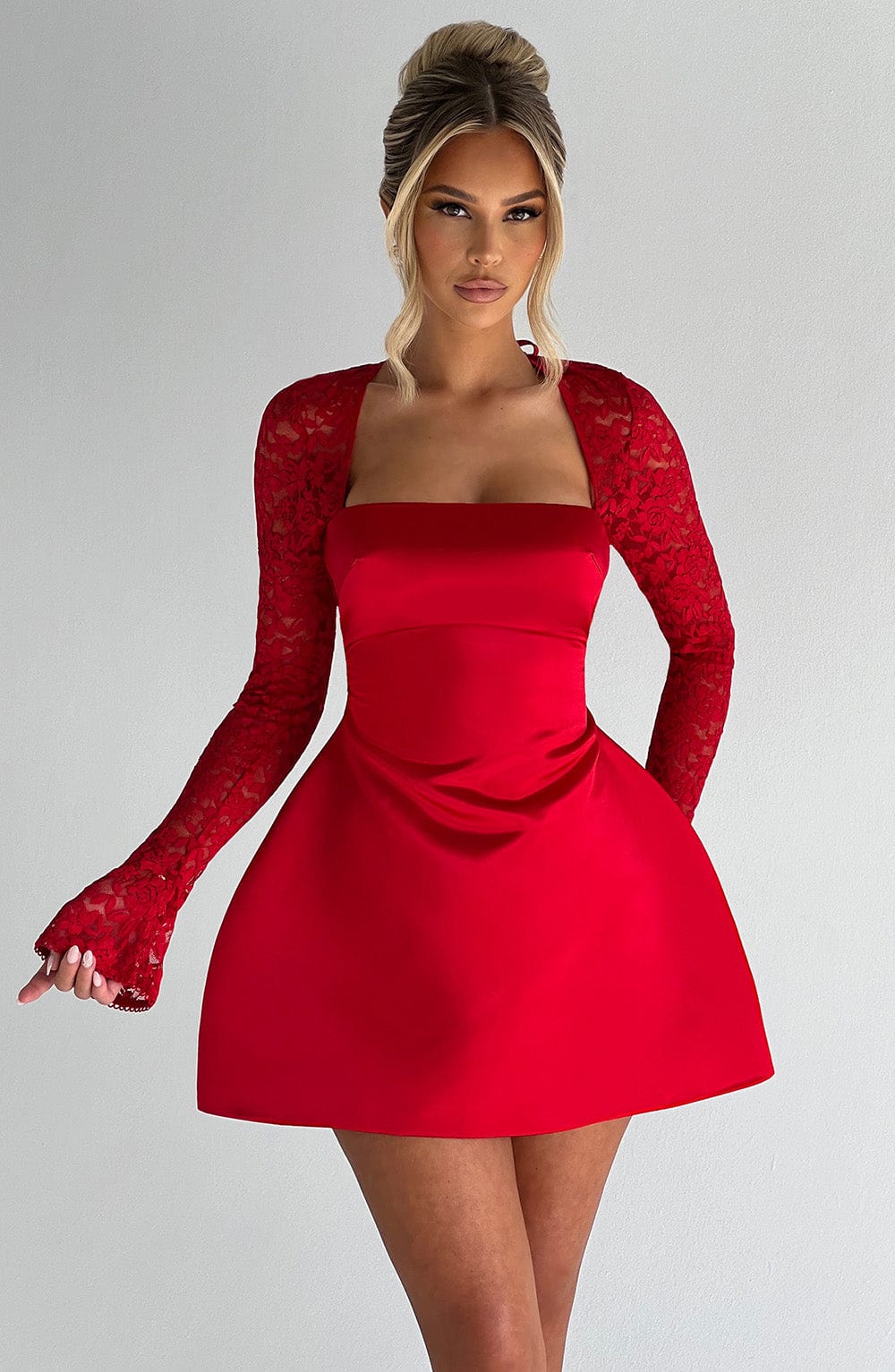 sadie-mini-dress-red-dress-babyboo-fashion-32989126688831 Sadie Mini Dress - Red - Image 1